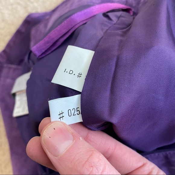 The Limited Skirt Purple Leather Pencil - Picture 10 of 11